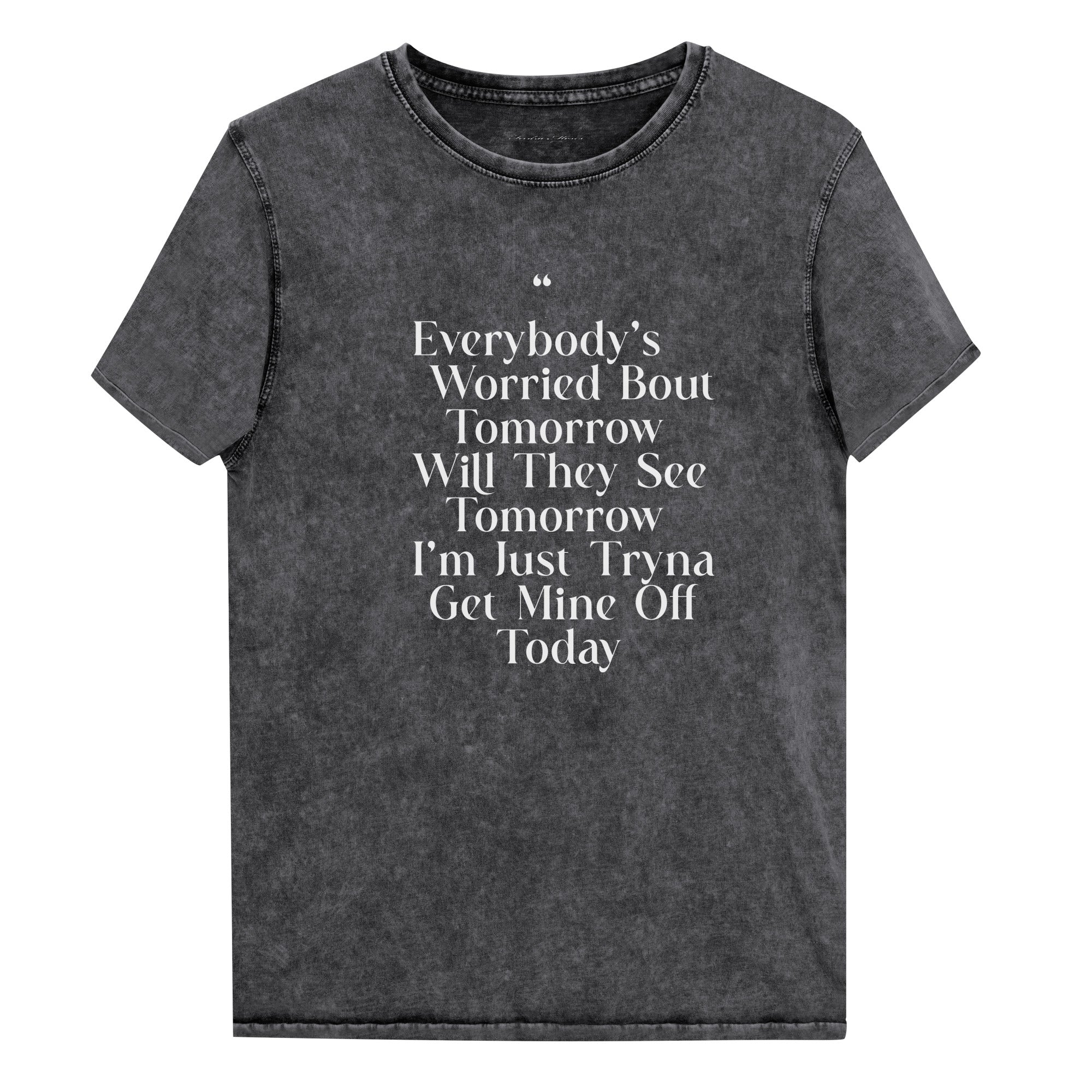 Complex Simplicity Lyric Stone Wash T-Shirt – TeedraMoses.com